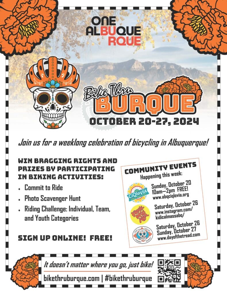 Bike Thru Burque Flyer 2024